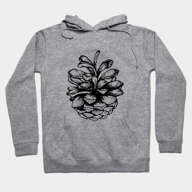 Pine Cone Hoodie by illucalliart